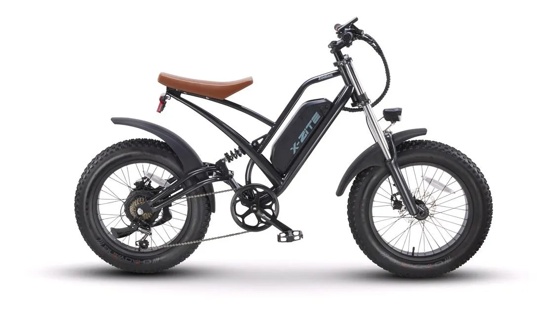Fat bike El-Sykkel 20" 7-speed sort