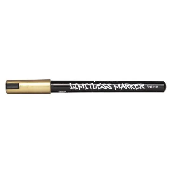 Limitless Marker S Gold M02 – tynn spiss Ø1 mm