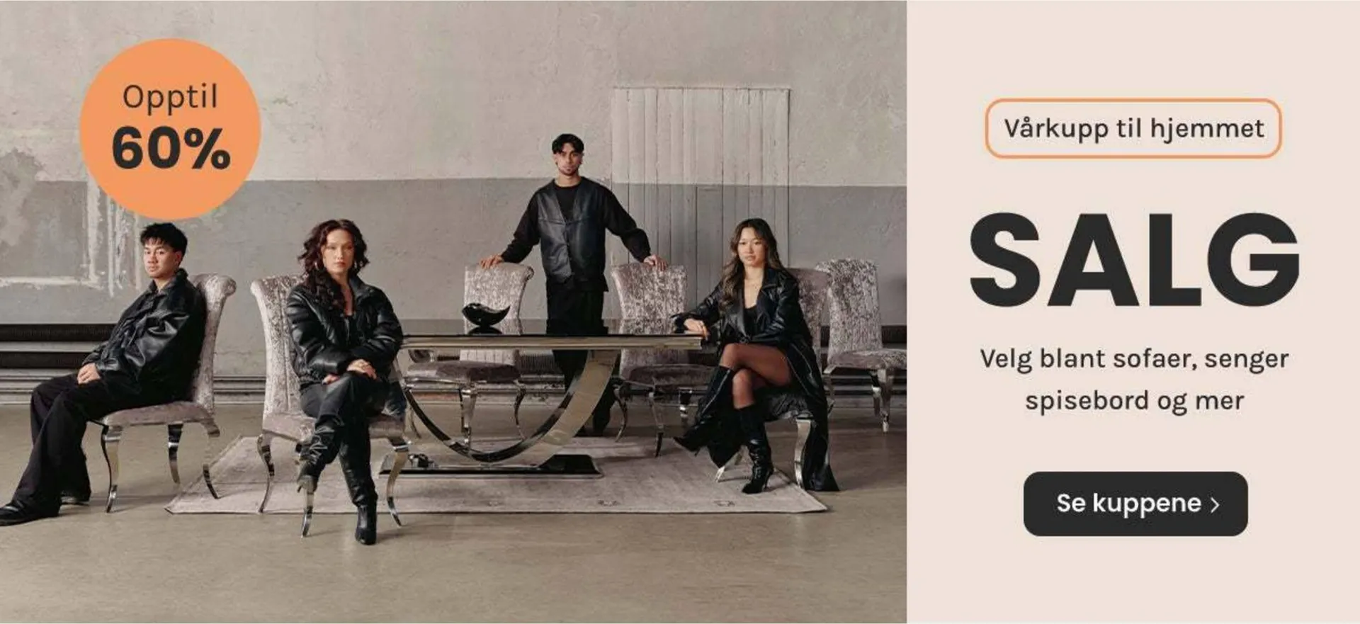 A-Møbler kundeavis fra 2. april til 8. april 2026 - kundeavisside 1