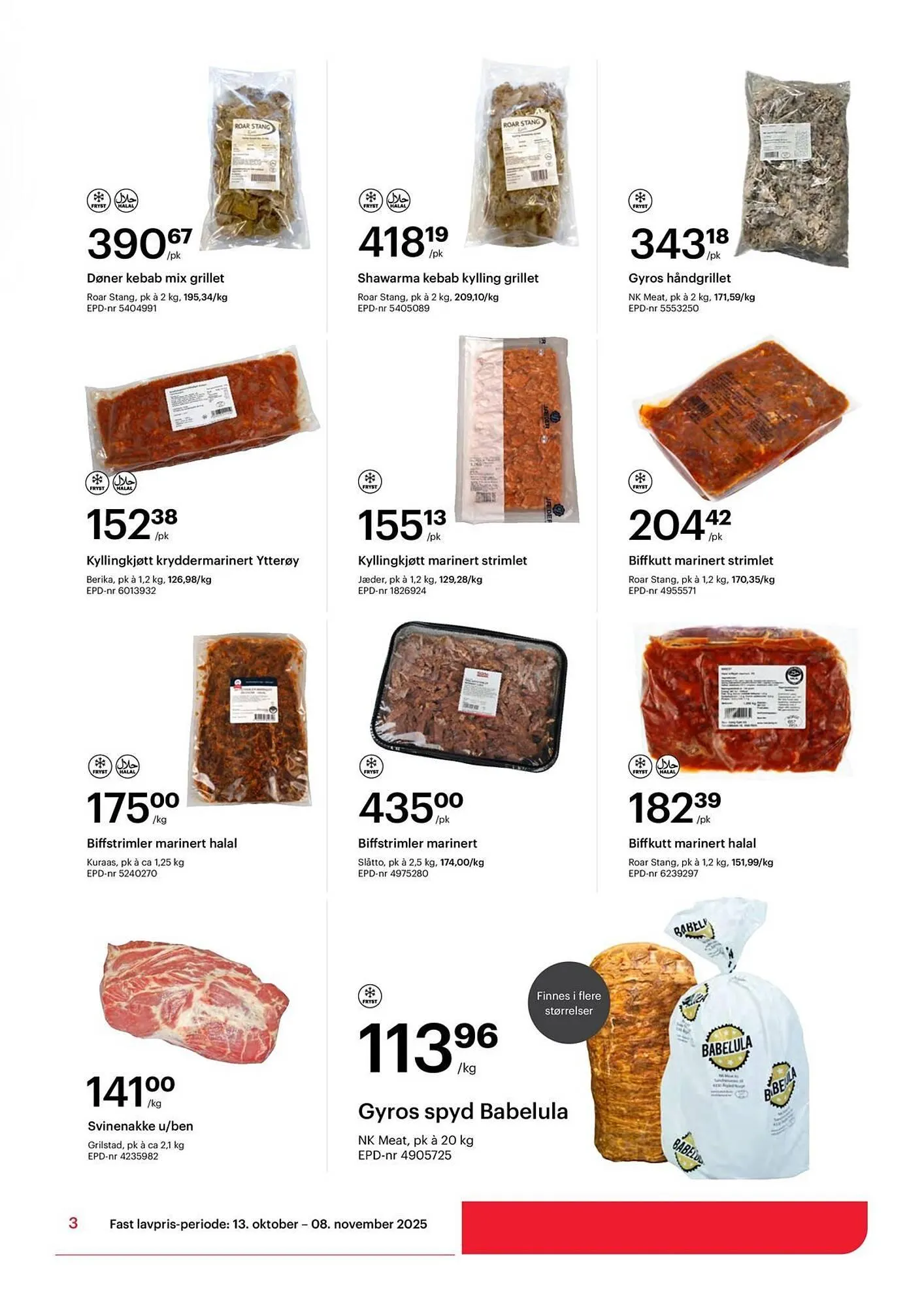 Storcash kundeavis fra 13. oktober til 8. november 2025 - kundeavisside 3