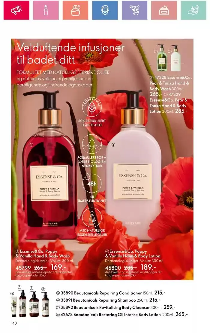 ORIFLAME Kundeavis fra 5. januar til 12. januar 2025 - kundeavisside 140