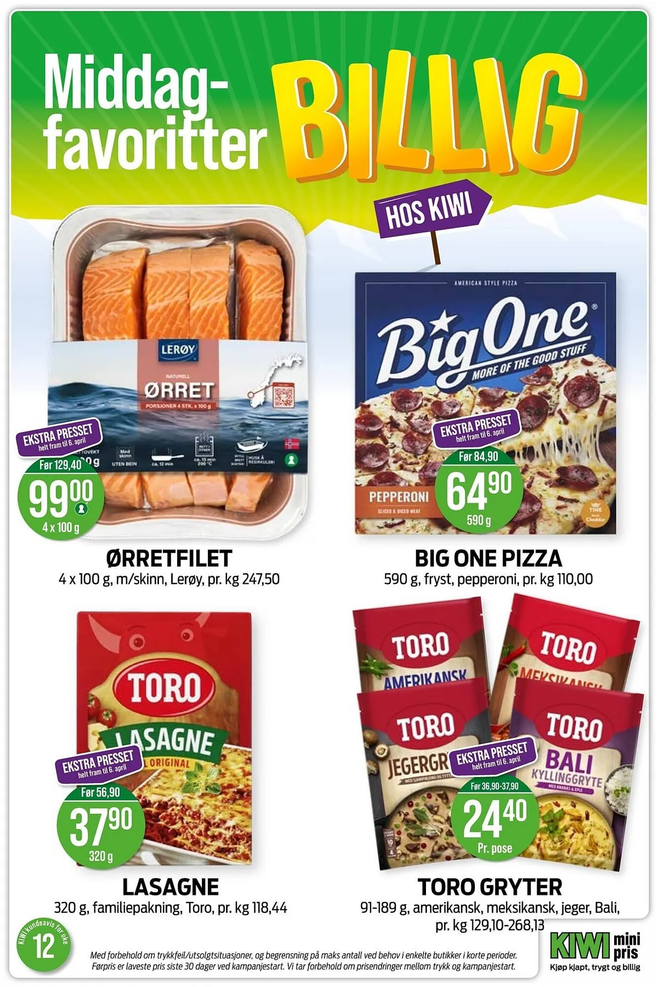 Kiwi kundeavis fra 16. mars til 22. mars 2026 - kundeavisside 5