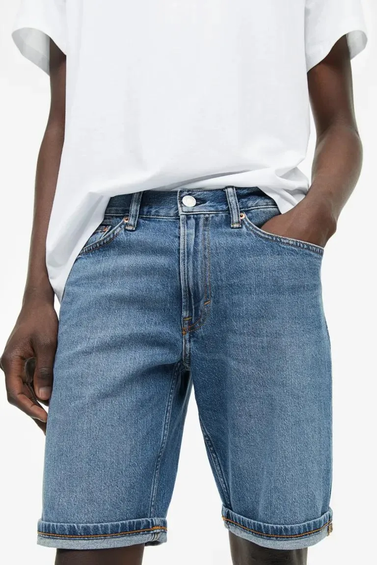 Regular denimshorts