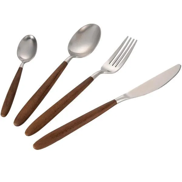 Maple bestikksett 8 deler børstet brun