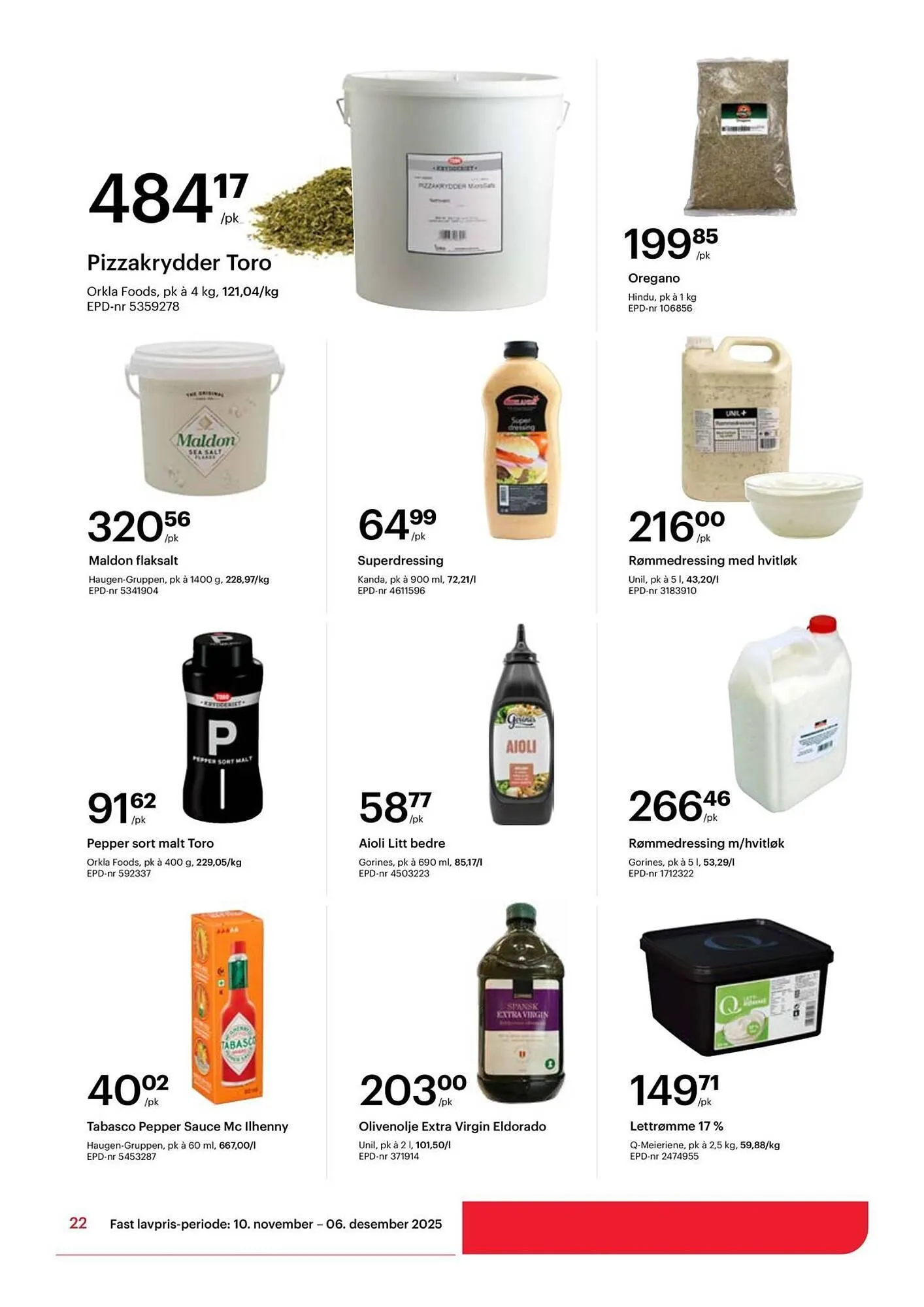 Storcash kundeavis fra 10. november til 6. desember 2025 - kundeavisside 22