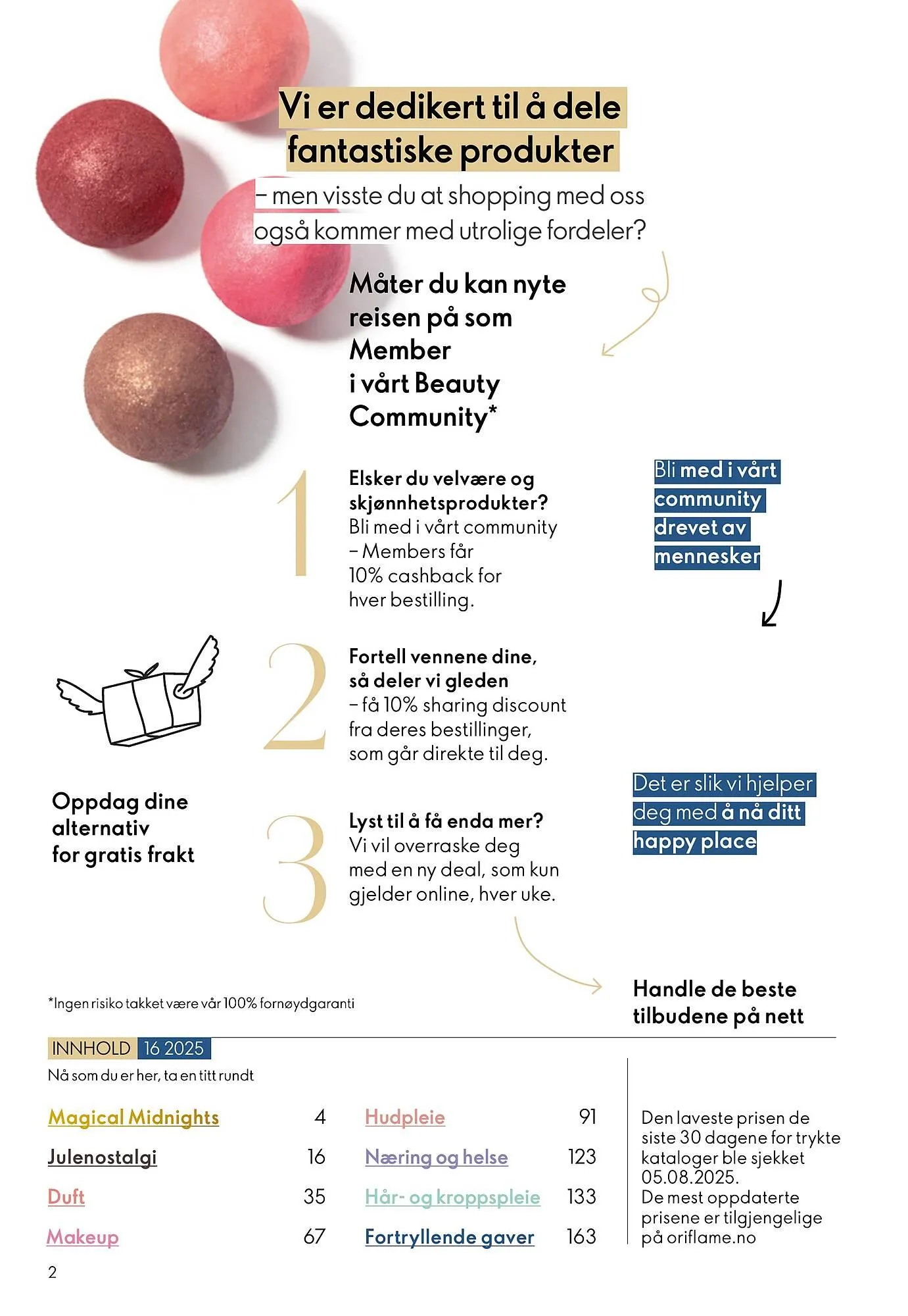 Oriflame katalog fra 2. desember til 9. desember 2025 - kundeavisside 2