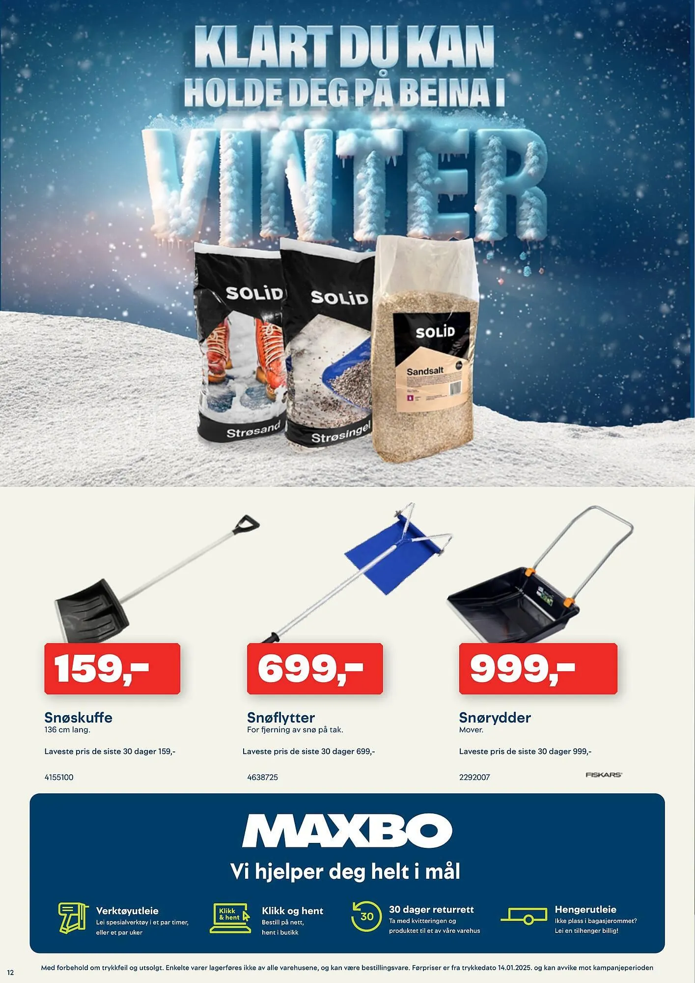 Maxbo Kundeavis fra 3. februar til 2. mars 2025 - kundeavisside 12