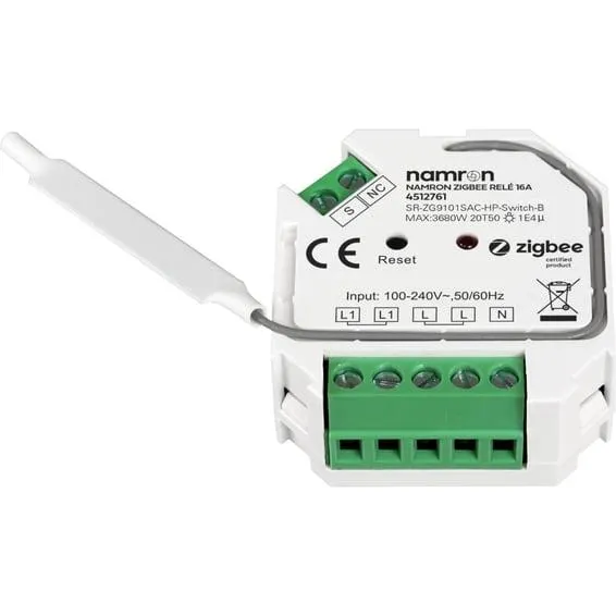 Namron ZigBee Relé 16A
