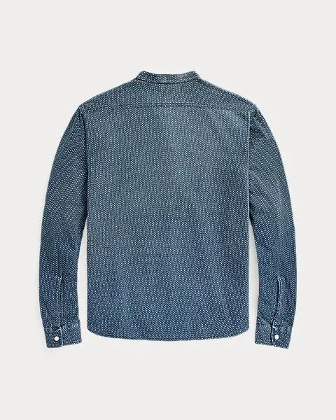 Polka-Dot Jersey Popover Workshirt