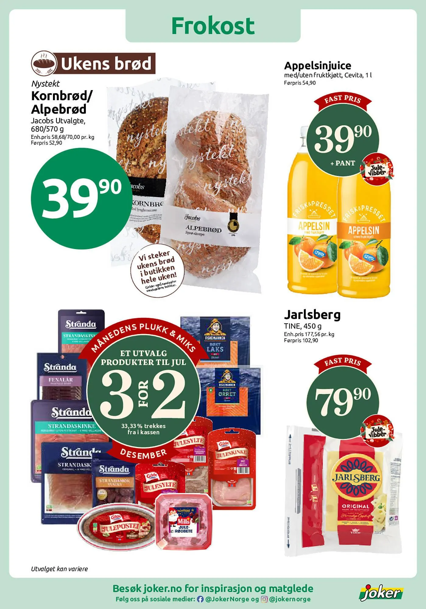 Nærbutikken kundeavis fra 22. desember til 3. januar 2026 - kundeavisside 4