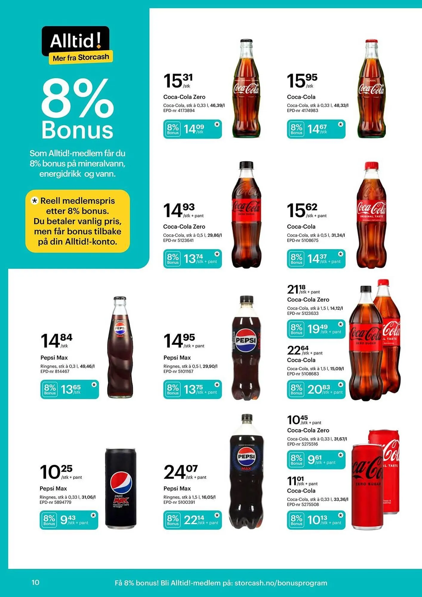 Storcash kundeavis fra 9. mars til 11. april 2026 - kundeavisside 10