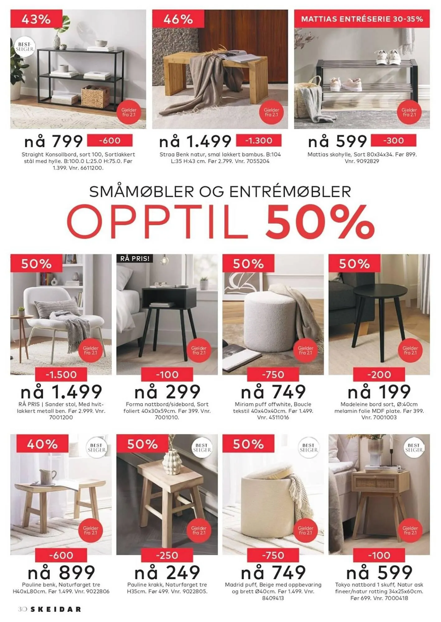 Skeidar kundeavis fra 4. januar til 10. januar 2026 - kundeavisside 6