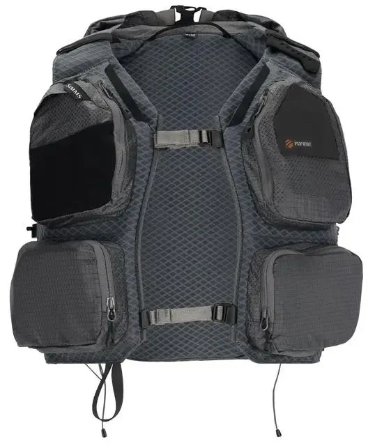 Simms Flyweight Vest Pack Smoke S/M