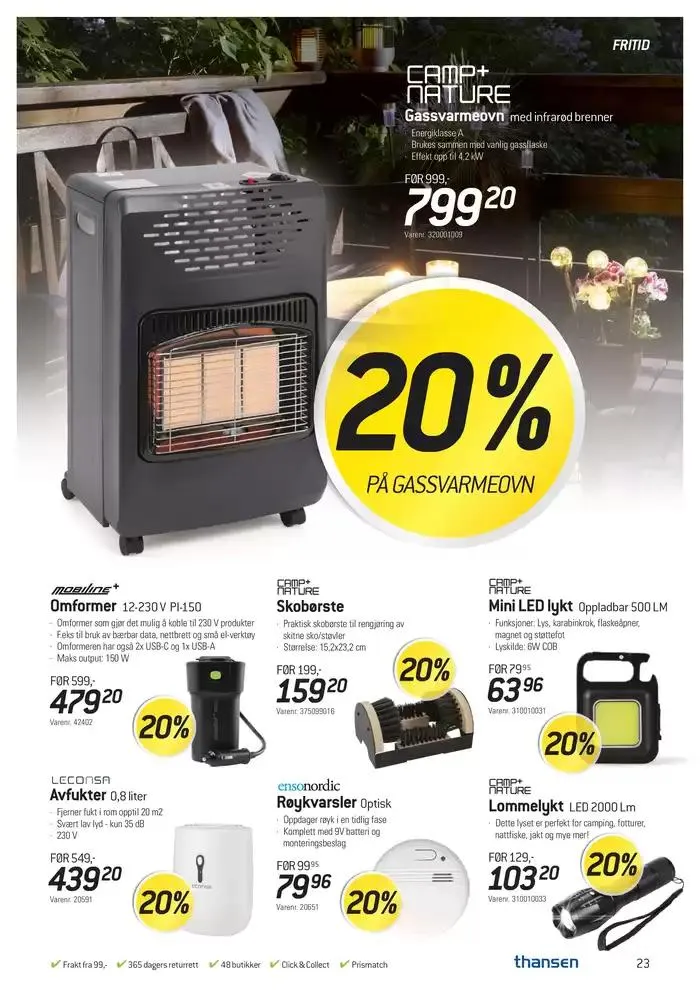 Aktuell kundeavis Thansen fra 26. februar til 25. mars 2025 - kundeavisside 23