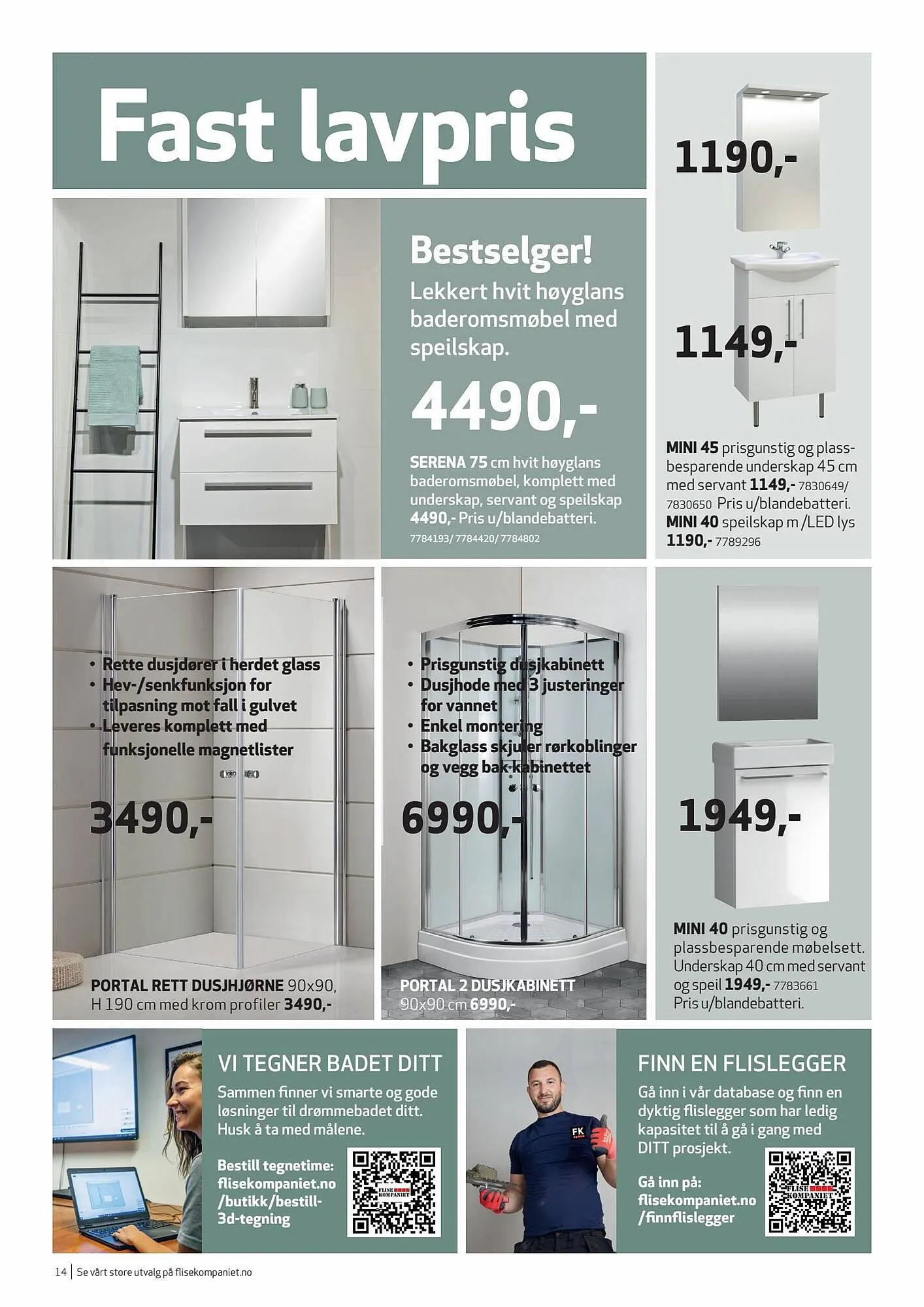 Flisekompaniet Kundeavis fra 6. september til 10. oktober 2023 - kundeavisside 14