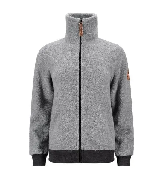 ReBorn Terry Jacket W's Light Grey Melange