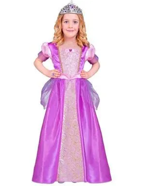 Lilla Prinsesse Barnekostyme med Tiara