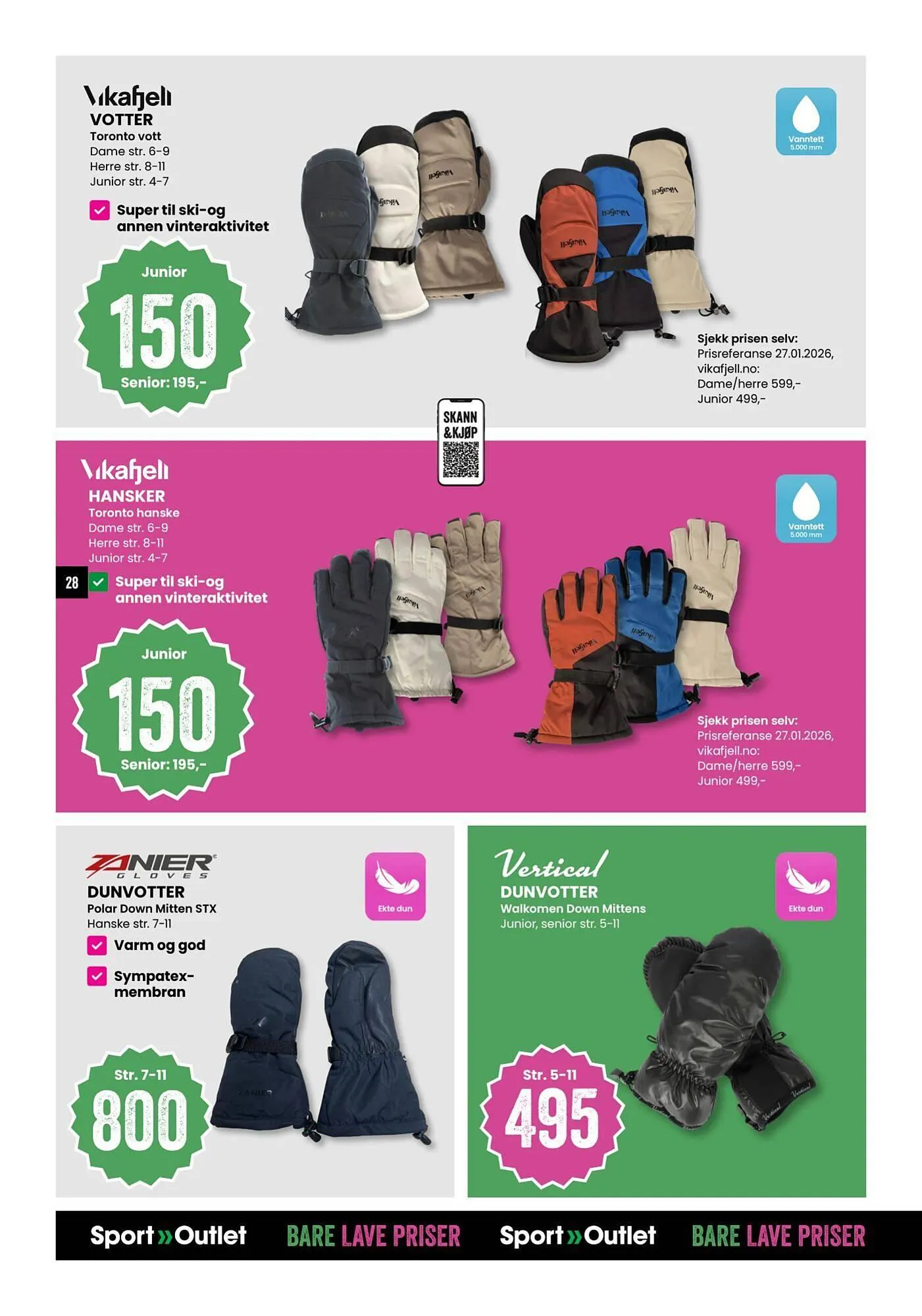 Sport Outlet kundeavis fra 10. februar til 23. februar 2026 - kundeavisside 28