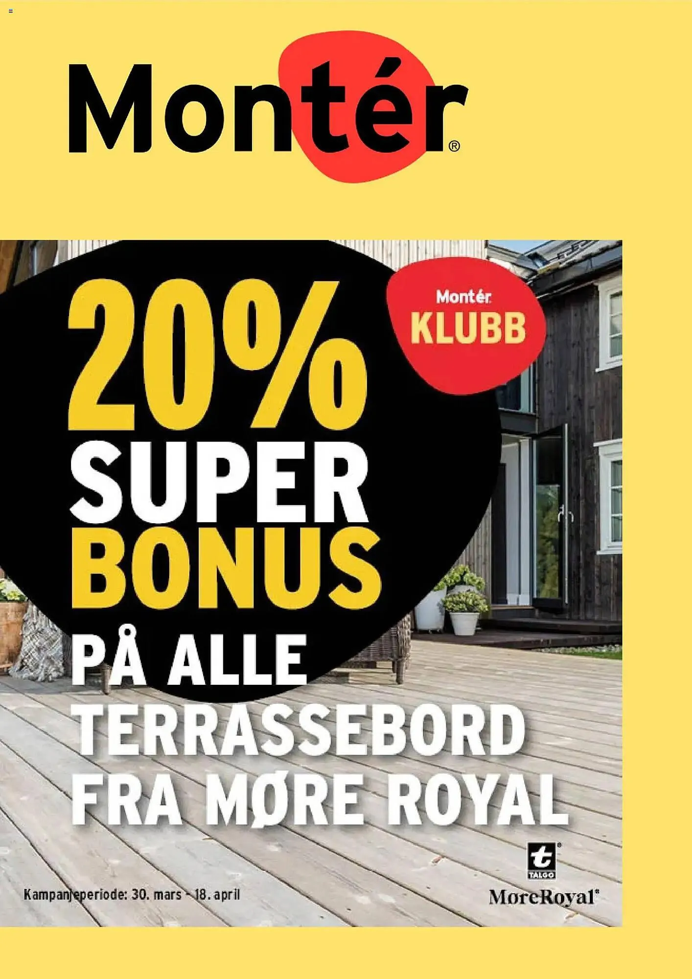 Montér kundeavis fra 30. mars til 18. april 2026 - kundeavisside 1