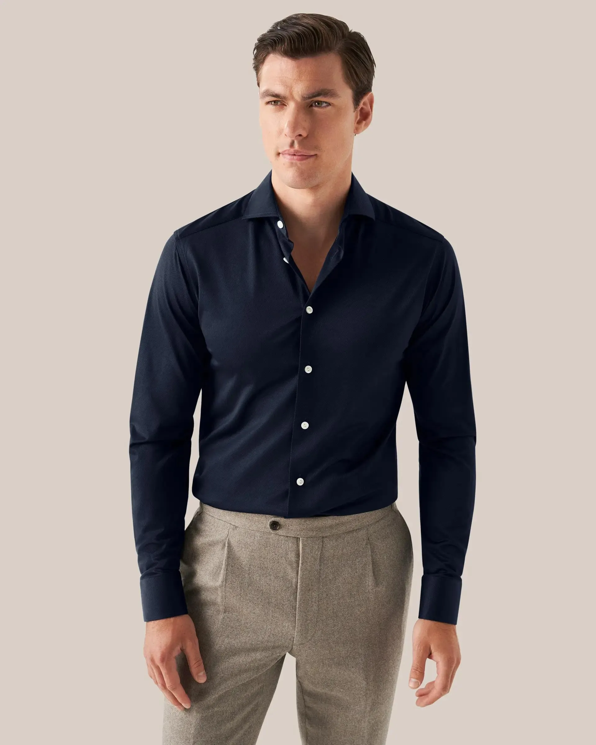 Dark Blue King Knit Shirt