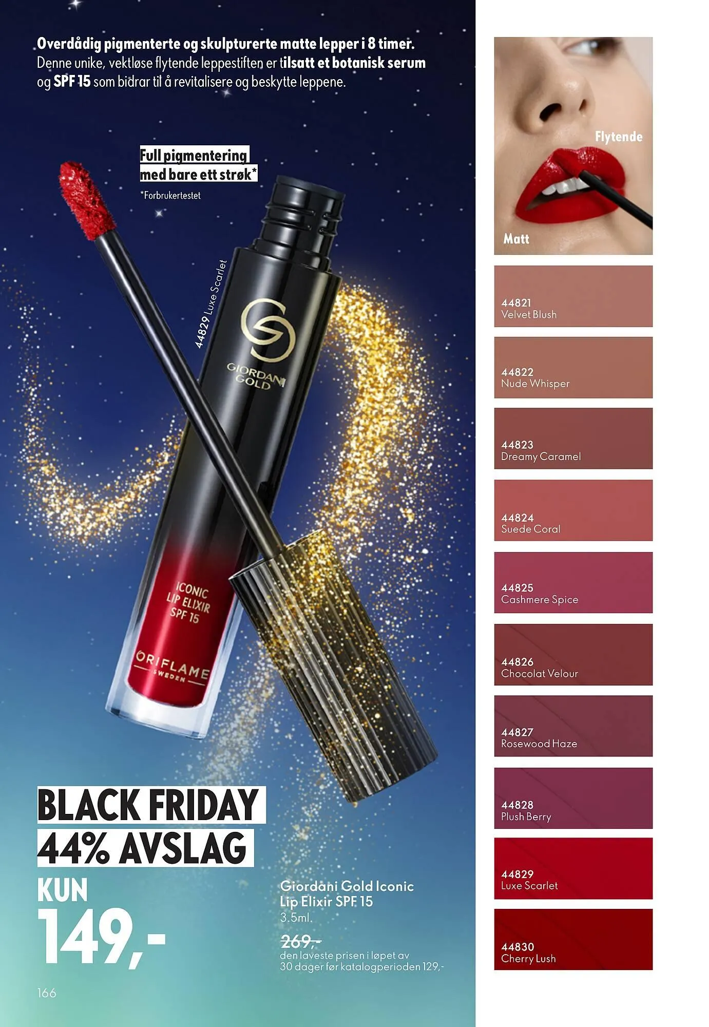 Oriflame katalog fra 2. desember til 9. desember 2025 - kundeavisside 166