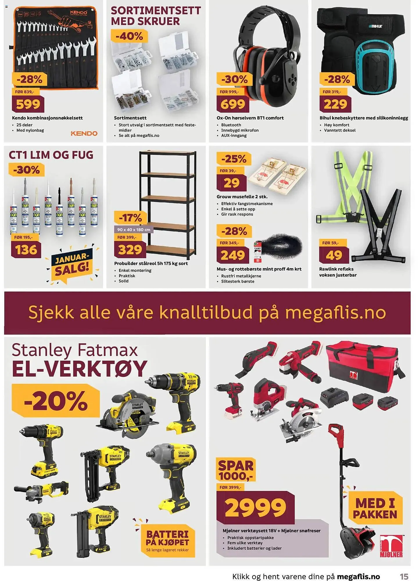 Megaflis kundeavis fra 12. januar til 18. januar 2026 - kundeavisside 15