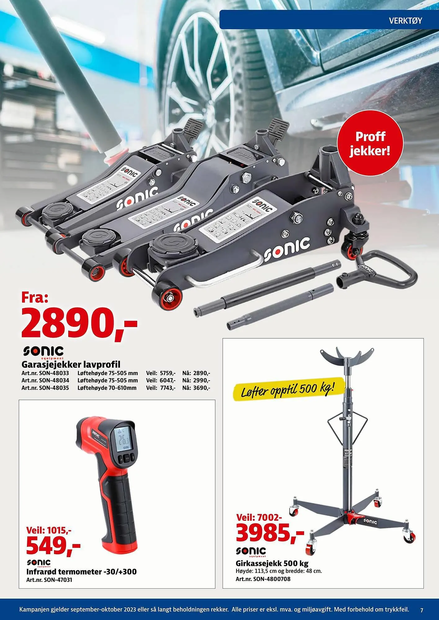 Bilxtra Kundeavis fra 2. september til 31. oktober 2023 - kundeavisside 7