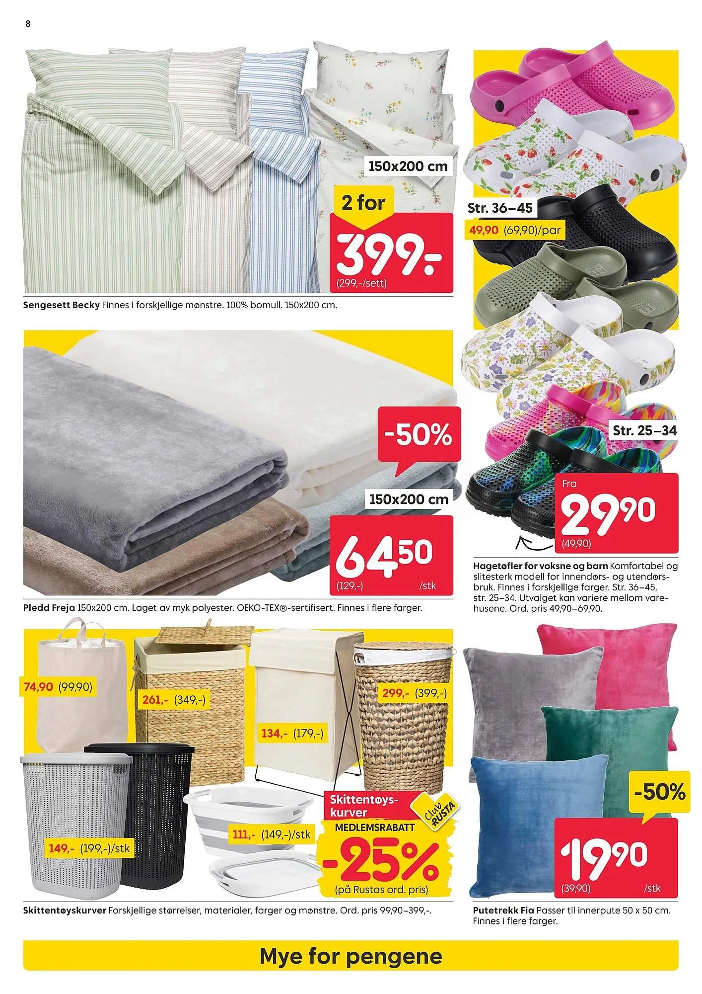 Rusta kundeavis fra 30. mars til 4. april 2026 - kundeavisside 8