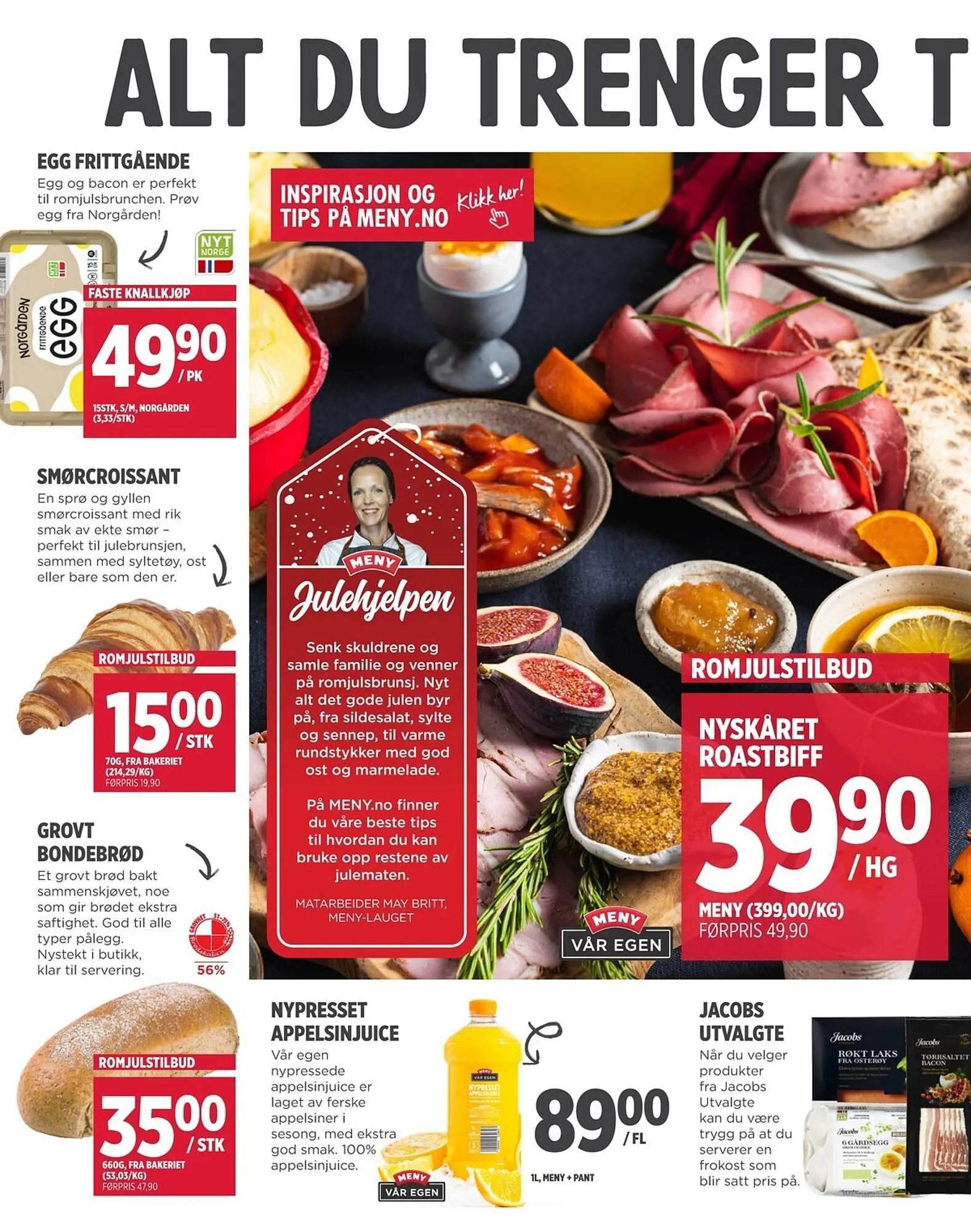 Meny kundeavis fra 25. desember til 31. desember 2025 - kundeavisside 2