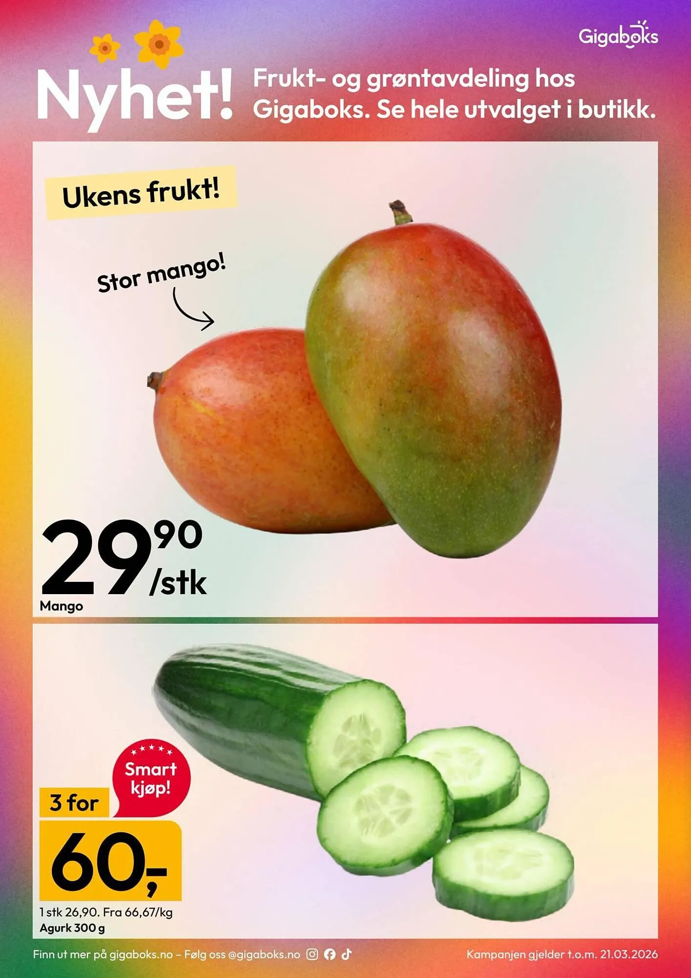 Gigaboks kundeavis fra 15. mars til 21. mars 2026 - kundeavisside 8