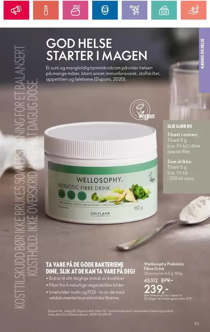 ORIFLAME Kundeavis fra 26. oktober til 9. november 2024 - kundeavisside 113