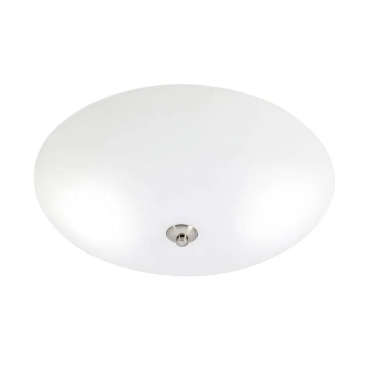 PLAFOND MARKSLÖJD MONTEL FROSTET 39CM HVIT