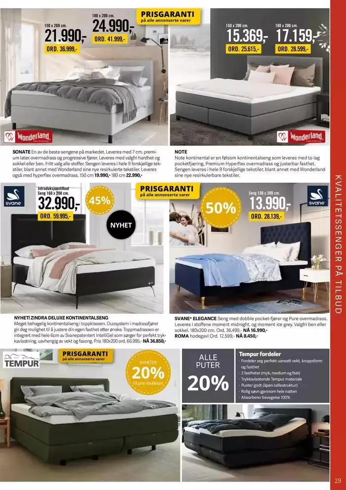 Gratis frakt og montering fra 28. februar til 14. mars 2025 - kundeavisside 29