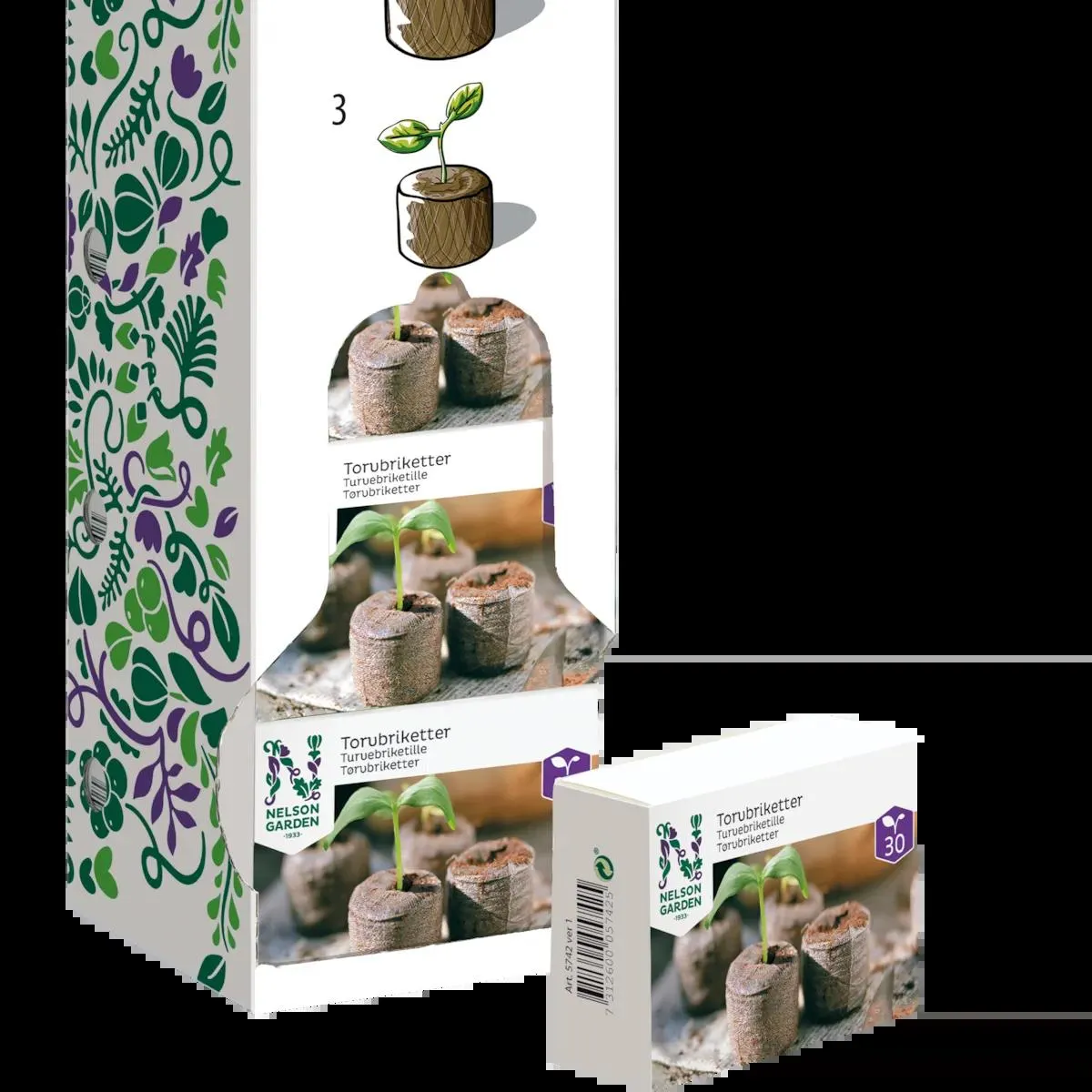 Torvbriketter 30 pk
