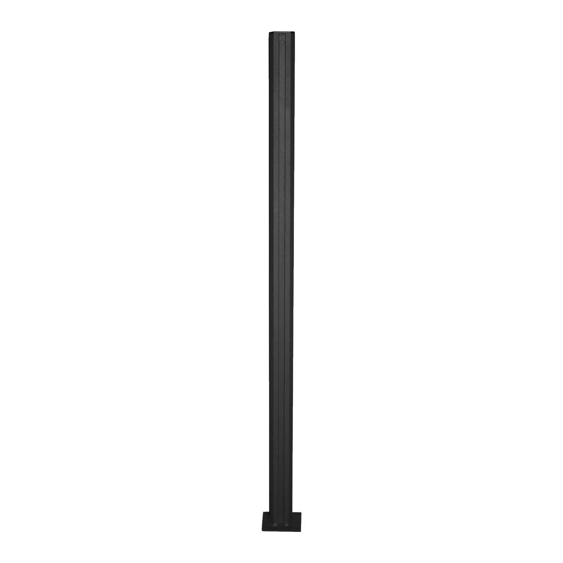 Endestolpe for glassgjerde 108,5 cm