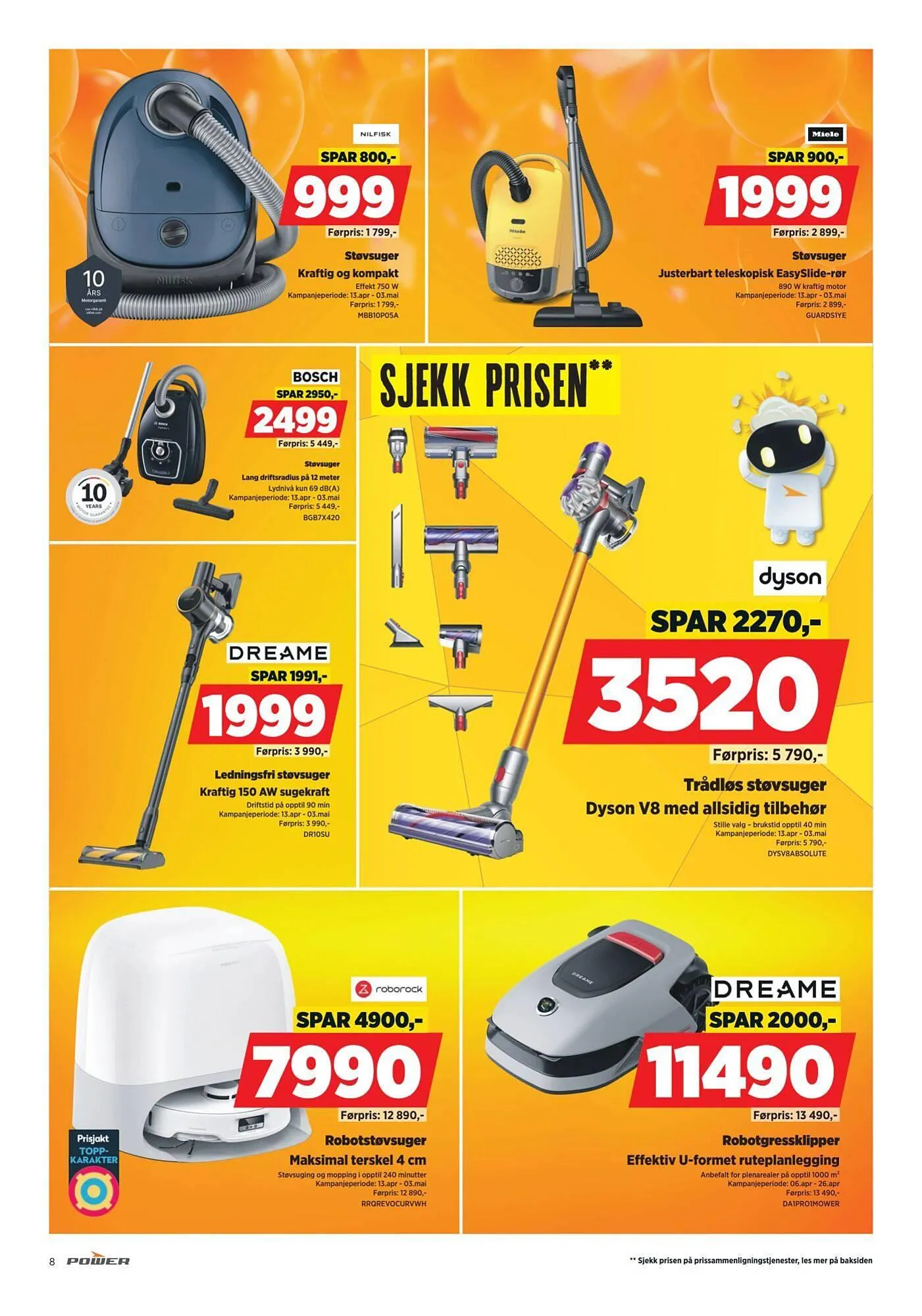 POWER kundeavis fra 20. april til 27. april 2026 - kundeavisside 8