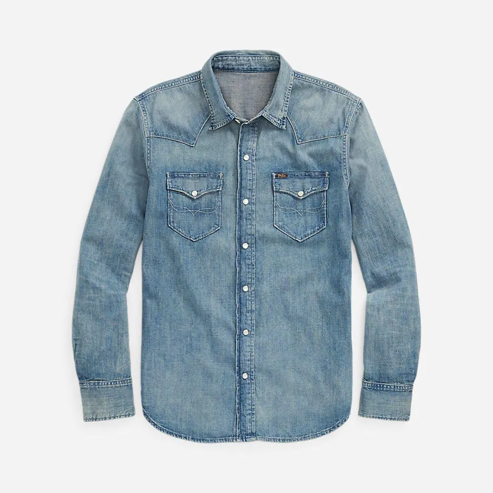 Rl Icon Long Sleeve Sport Shirt - Rl Western