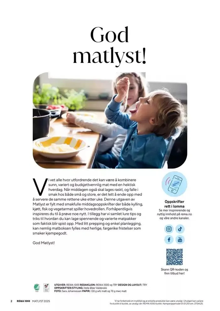 Rema 1000 Kundeavis fra 3. januar til 10. januar 2025 - kundeavisside 4