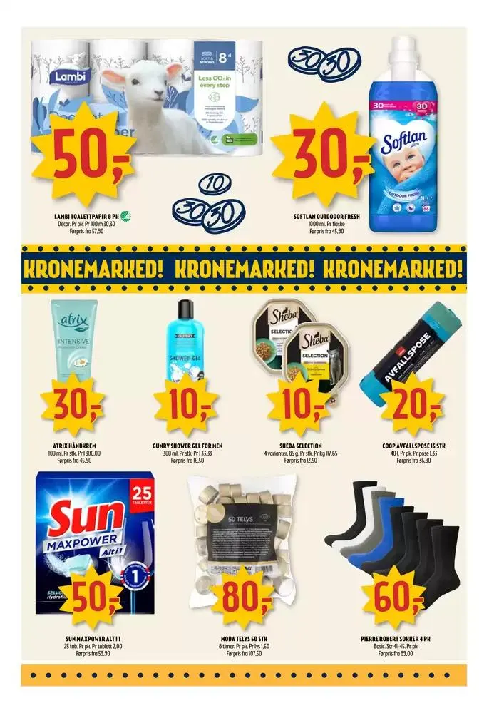 Topptilbud og rabatter fra 28. oktober til 3. november 2024 - kundeavisside 5