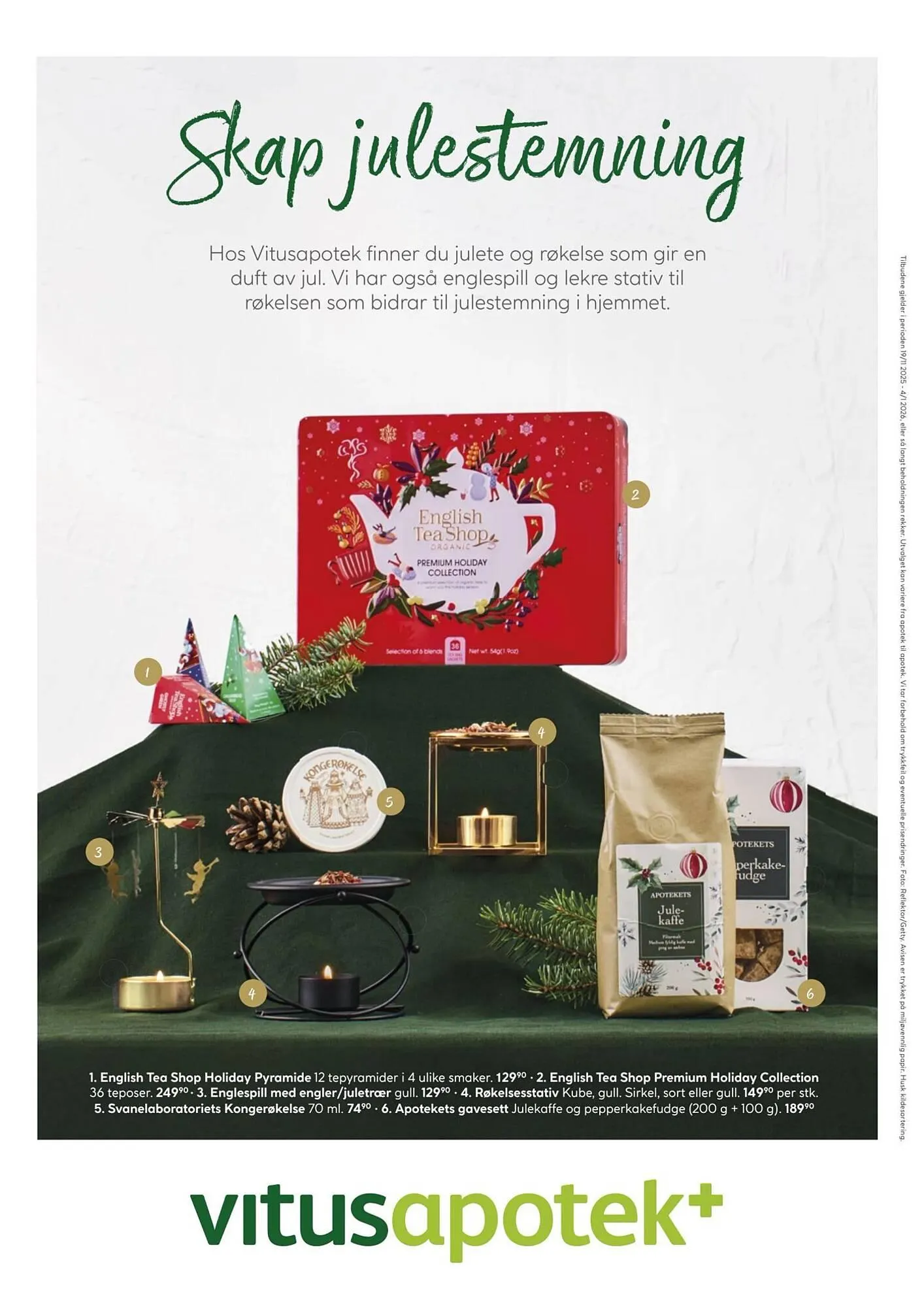 Vitusapotek kundeavis fra 19. november til 4. januar 2026 - kundeavisside 24