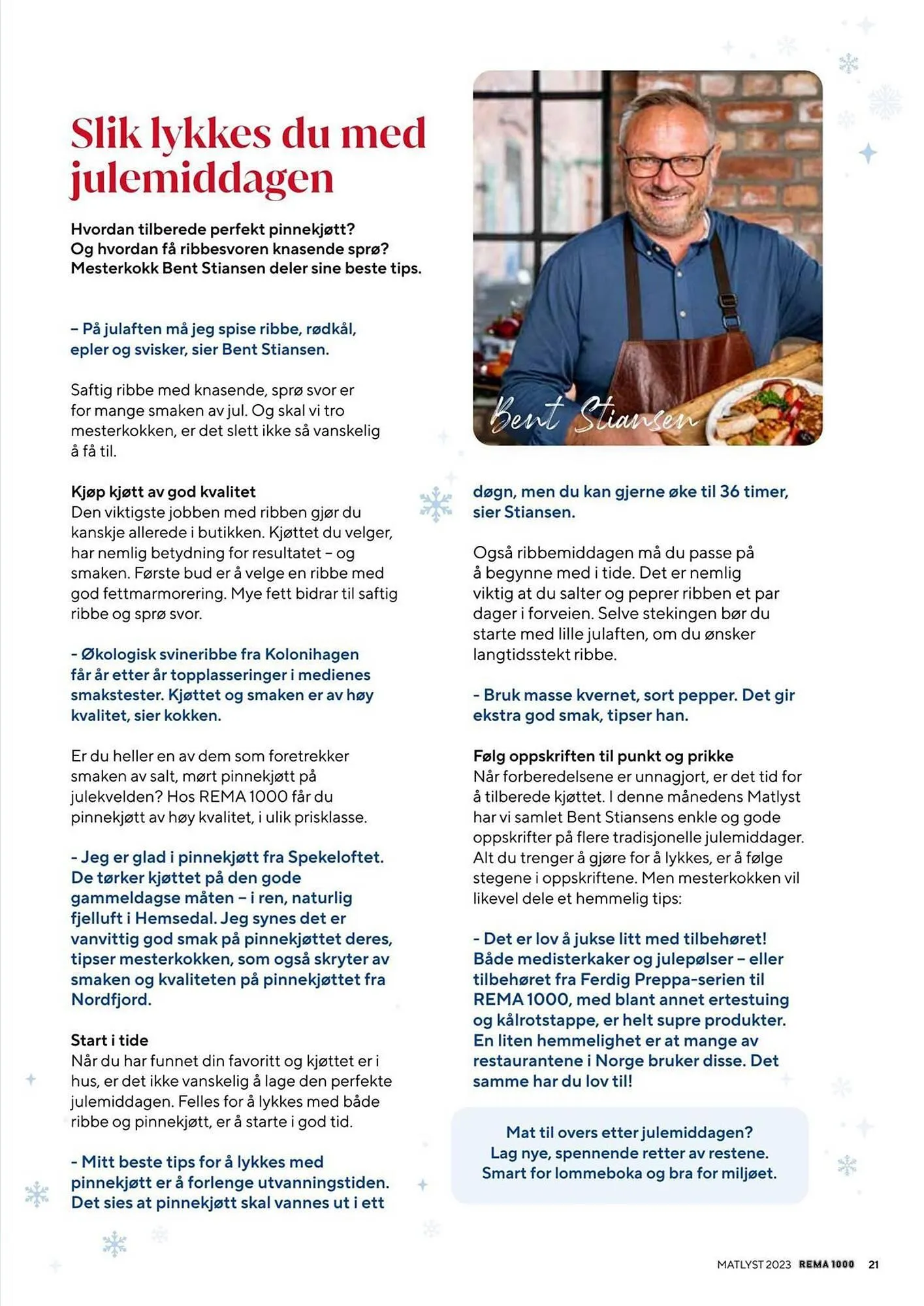 Rema 1000 Kundeavis fra 1. desember til 31. desember 2025 - kundeavisside 21