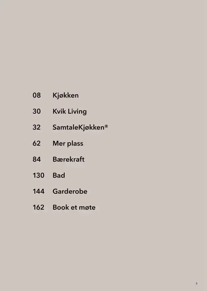 kvik kjøkken Lookbook. fra 5. mars til 19. mars 2025 - kundeavisside 5