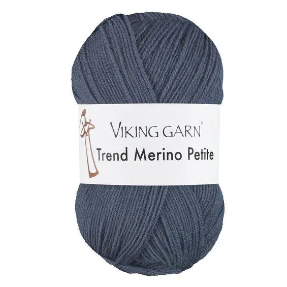 Viking Garn Trend Merino Petite 50 g inkblå 324