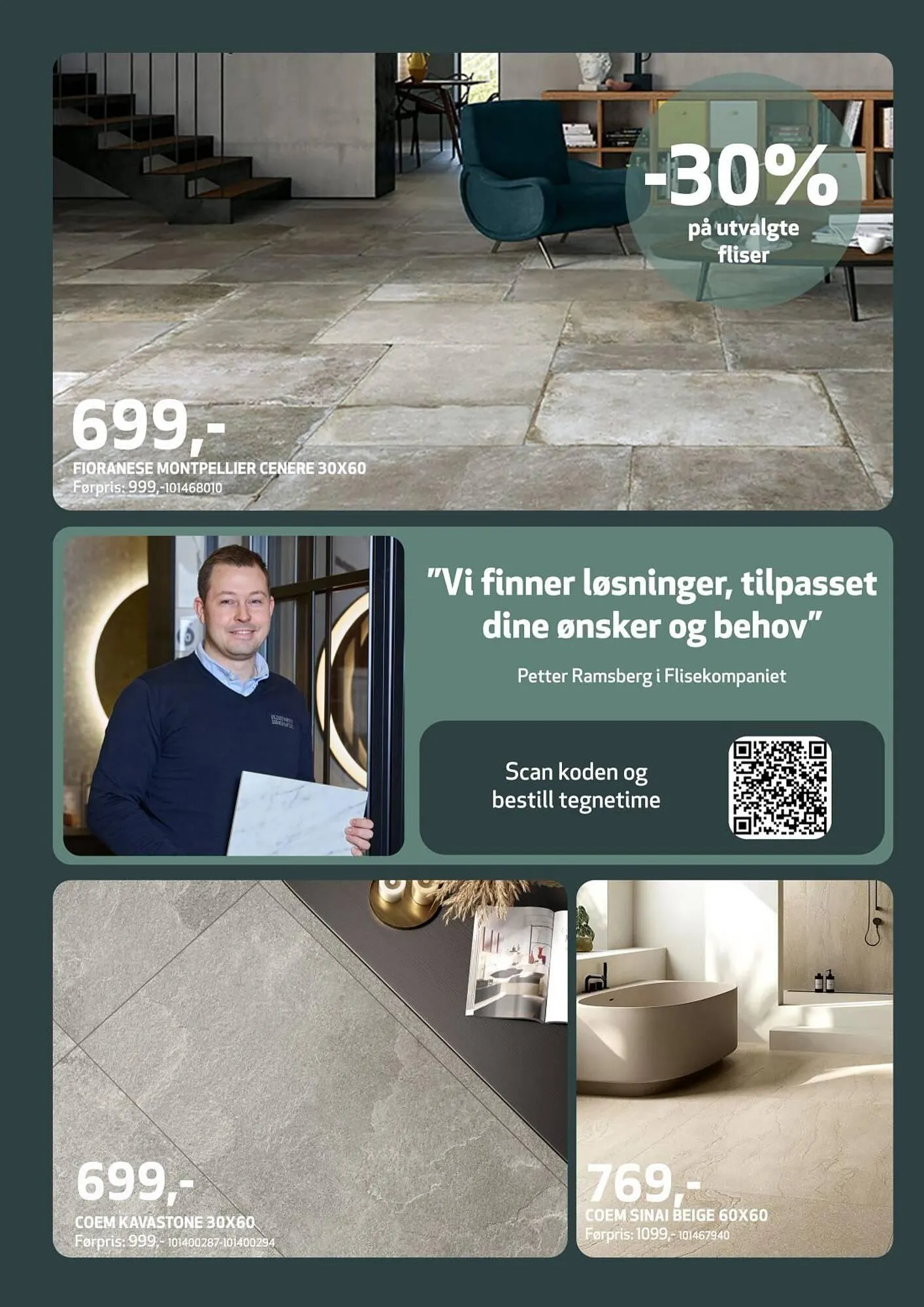 Flisekompaniet Kundeavis fra 6. mars til 1. april 2025 - kundeavisside 3