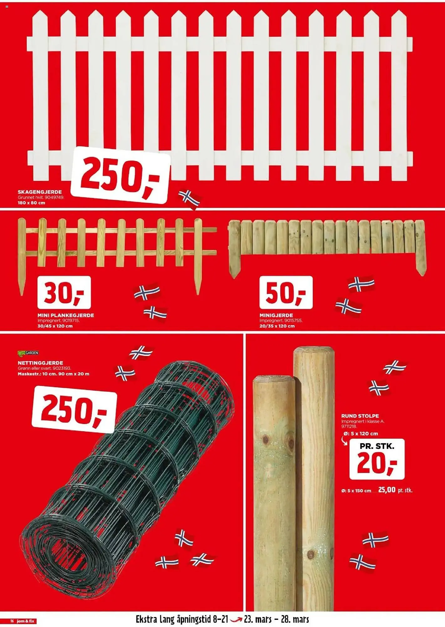 Jem & fix kundeavis fra 23. mars til 28. mars 2026 - kundeavisside 16