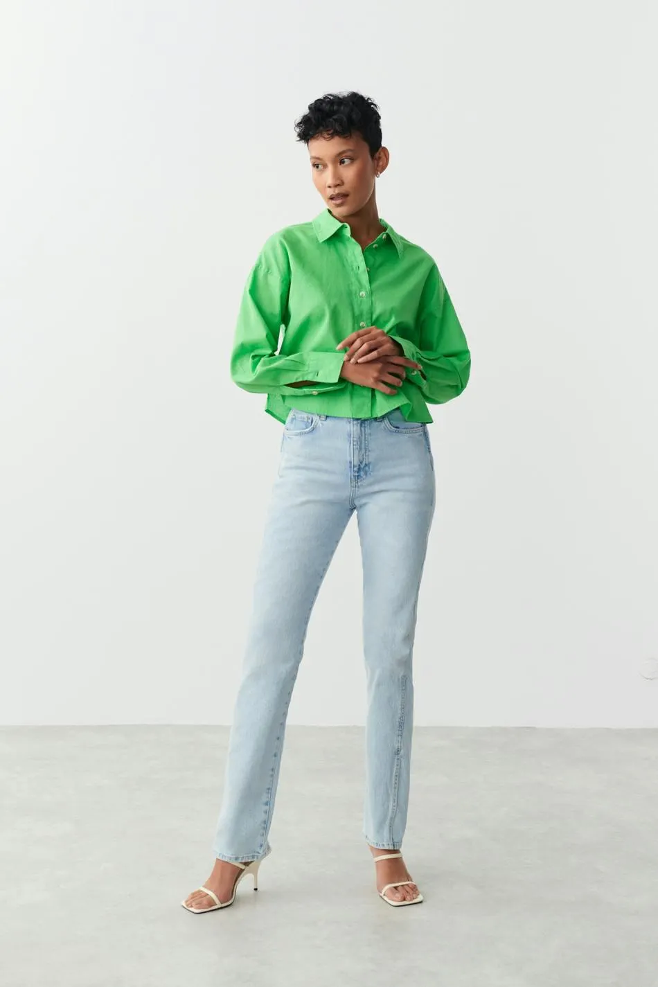 Magda linen blend shirt