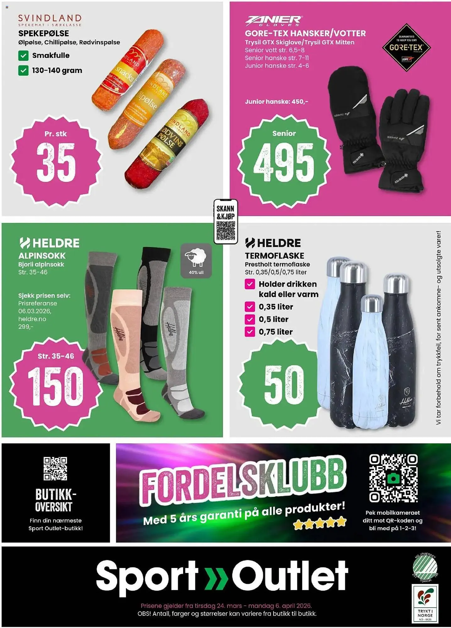 Sport Outlet kundeavis fra 24. mars til 6. april 2026 - kundeavisside 32