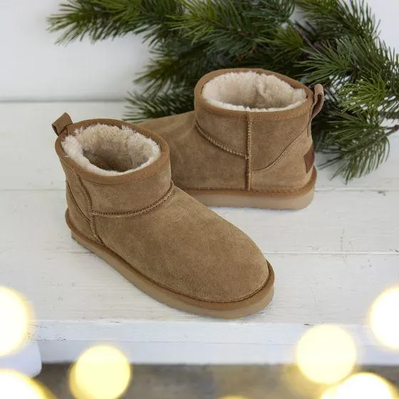 Lav vinterboots med saueskinn Surrey