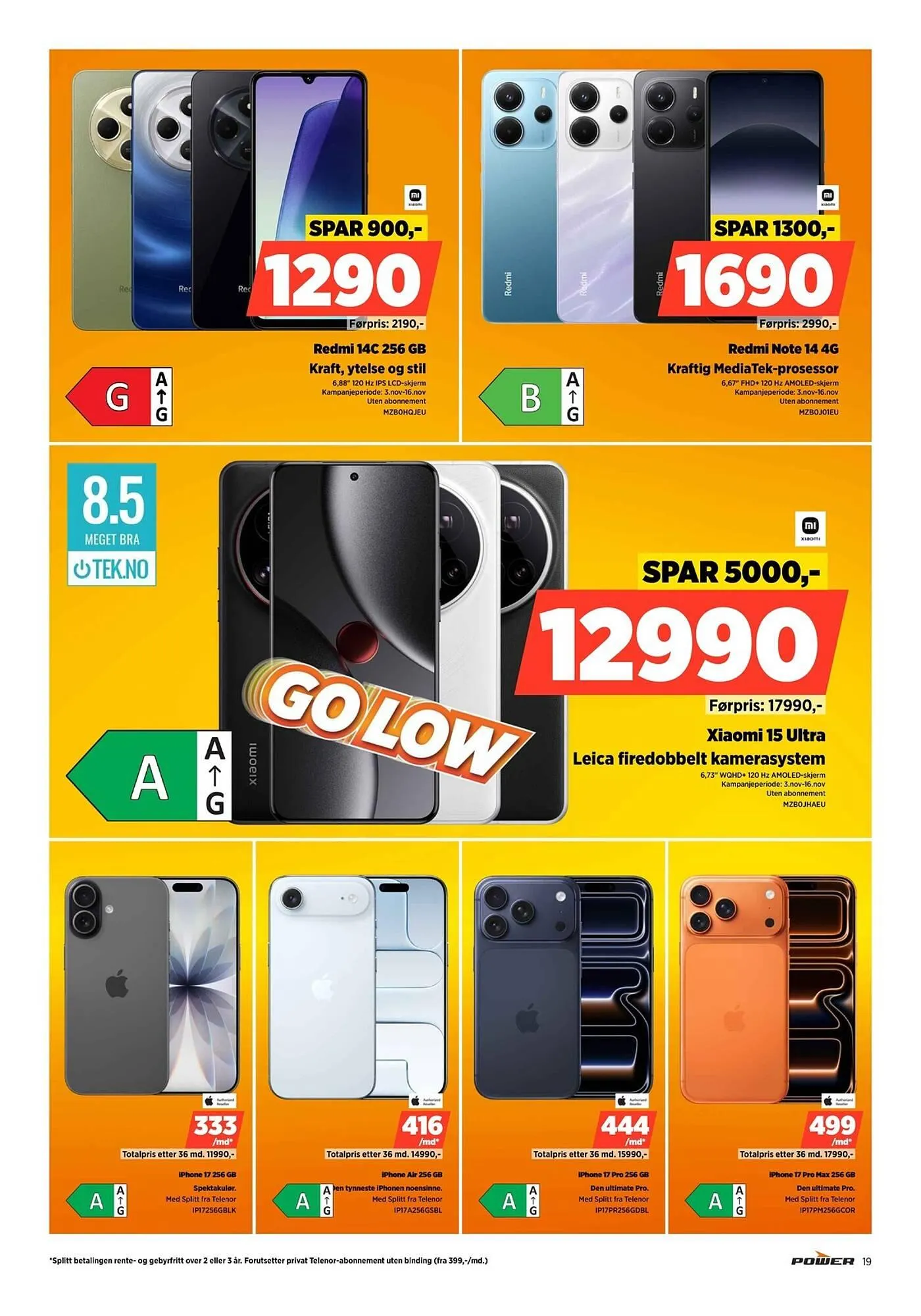 POWER kundeavis fra 10. november til 16. november 2025 - kundeavisside 19