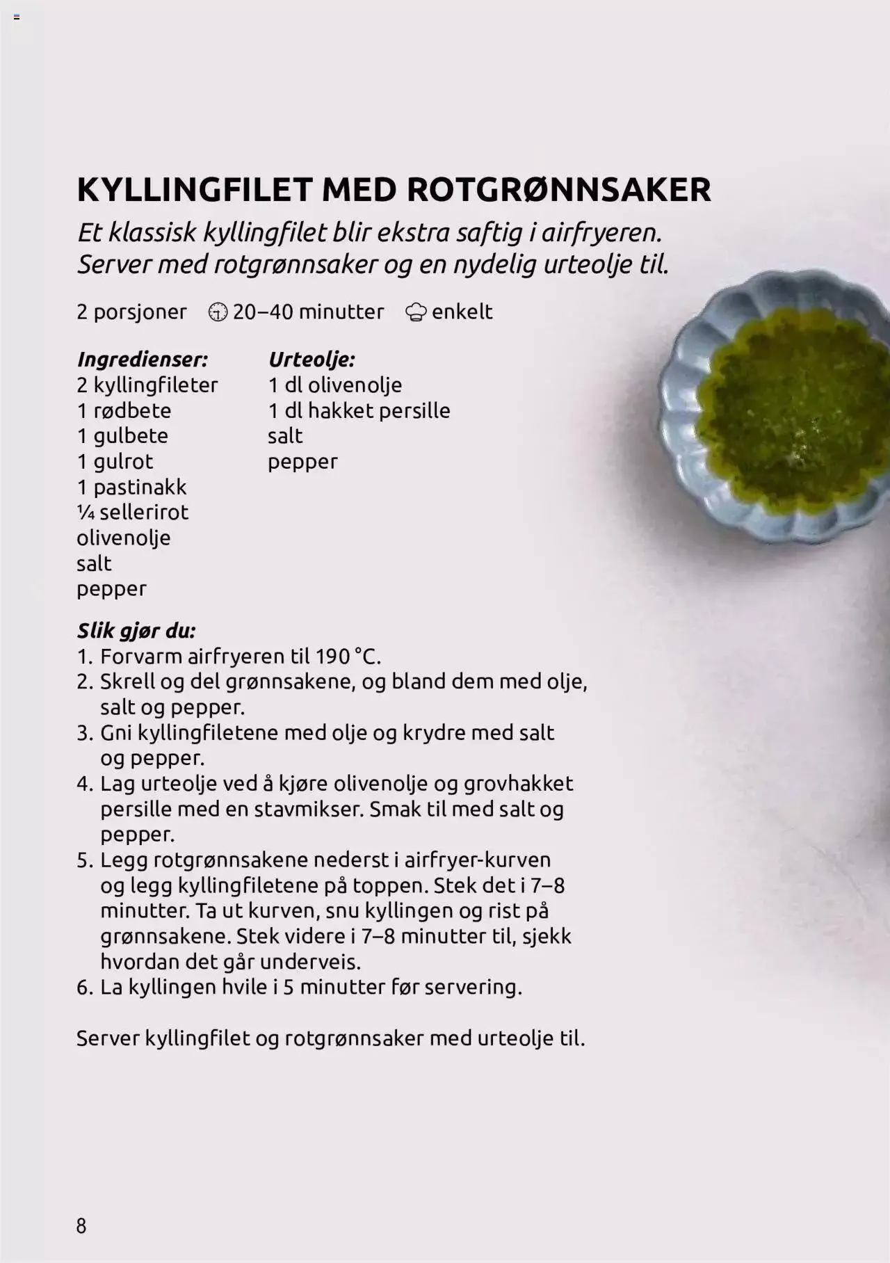 Joker - Gode oppskrifter med airfryer fra 1. august til 31. desember 2023 - kundeavisside 8